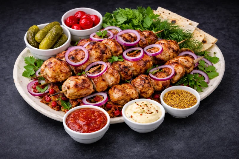 Сет из куриного шашлыка